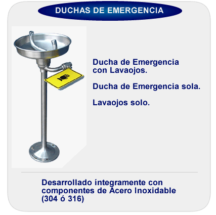 Duchas de emergencia